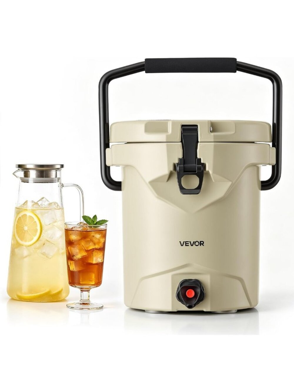 Insulated 2.5 Gallon Beverage Dispenser for Hot & Cold Drinks - Party Essential